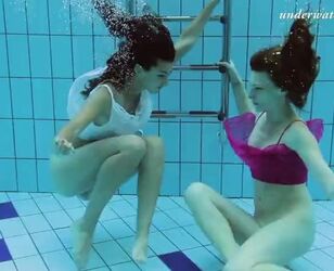 Lera and sima lastova super-sexy underwater woman